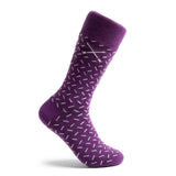 Deep Purple Sprinkles - A Deep Purple Sock with a Contrasting Sprinkle Pattern