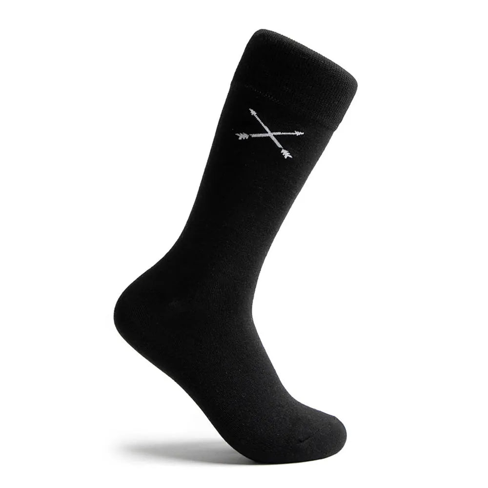 Black Solid Dress Sock by Southern Scholar