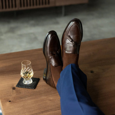 Chocolate Solid - A Chocolate Brown Solid Dress Sock