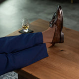 A mocha mousse brown men's dress sock