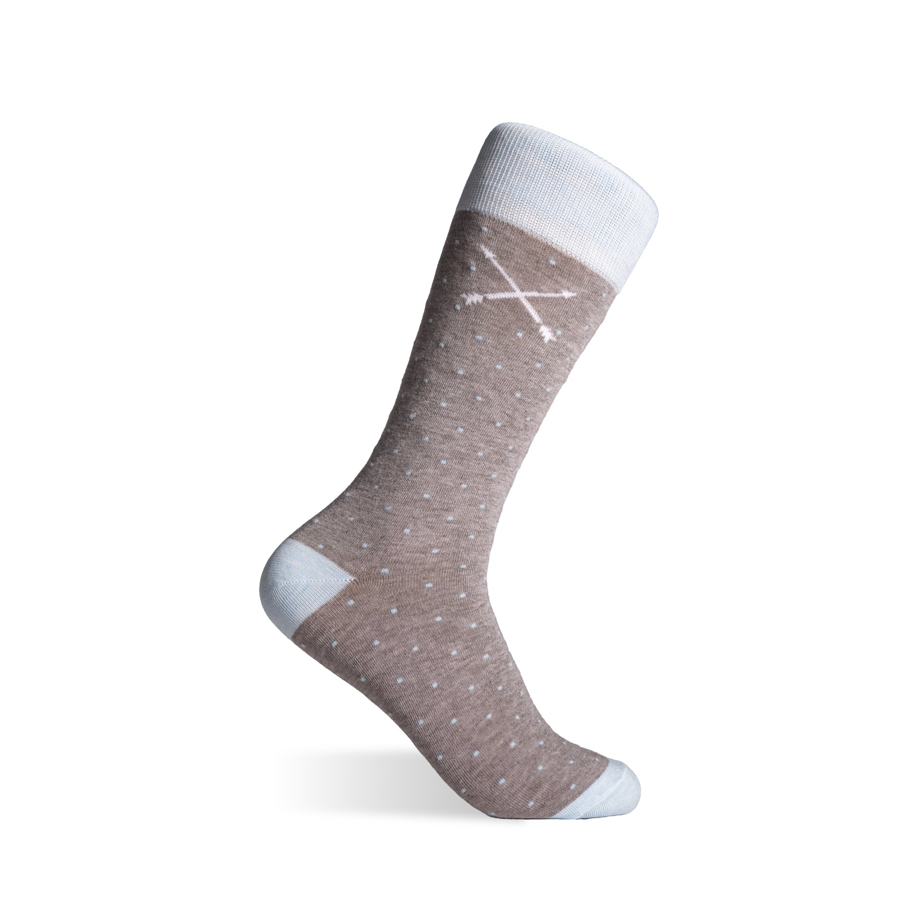The Silver Summers Heathered Grey Dress Sock