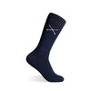 Navy Blue Solid - A Navy Blue Solid Men's Dress Sock
