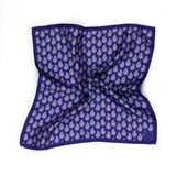 Paisley Italian Silk Handmade Pocket Square