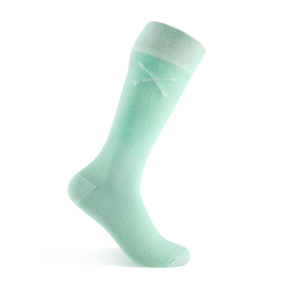 Seafoam Green Micro-Chevron - A Heathered Seafoam Green Micro-Chevron Men's Dress Sock, Mid-Calf Seafoam Green Micro-Chevron - A Heathered Seafoam Green Micro-Chevron Men's Dress Sock, Mid-Calf