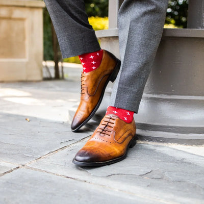 The Ashevilles - A Red Sock with White Hatches