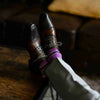The Masons - A Purple, Violet and White Striped Sock