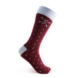 Cranberry mens dress socks 