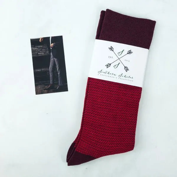 Red men's socks