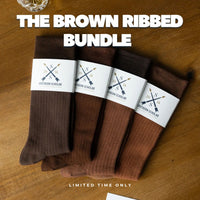 The Brown Ribbed Bundle (4-Pack)