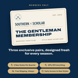 The Gentleman Membership | Annual Southern Scholar Socks