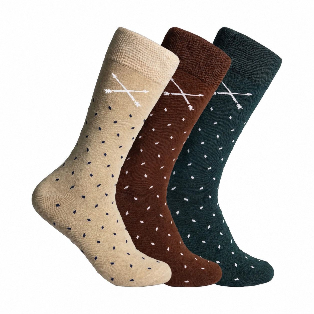 The Neutrals Micro-Tile Bundle (3-Pack) Southern Scholar Socks