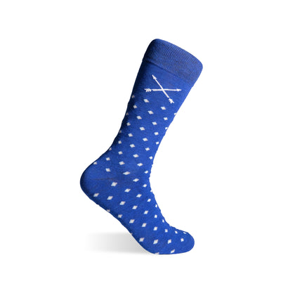 The Penfields - A Royal Blue Gemstone Patterned Sock