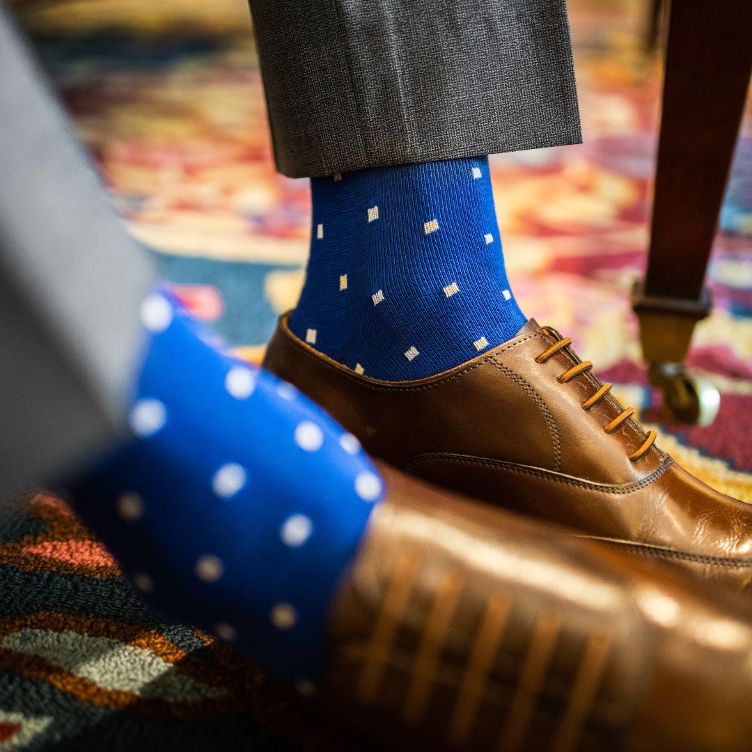 a-sapphire-blue-men's-dress-sock-with-tan-and-white-squares.jpg