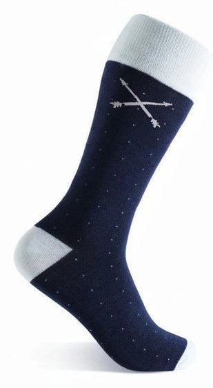 Oxford Blues dress sock