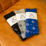 The Nested Diamonds Bundle (3-Pack) Southern Scholar Socks