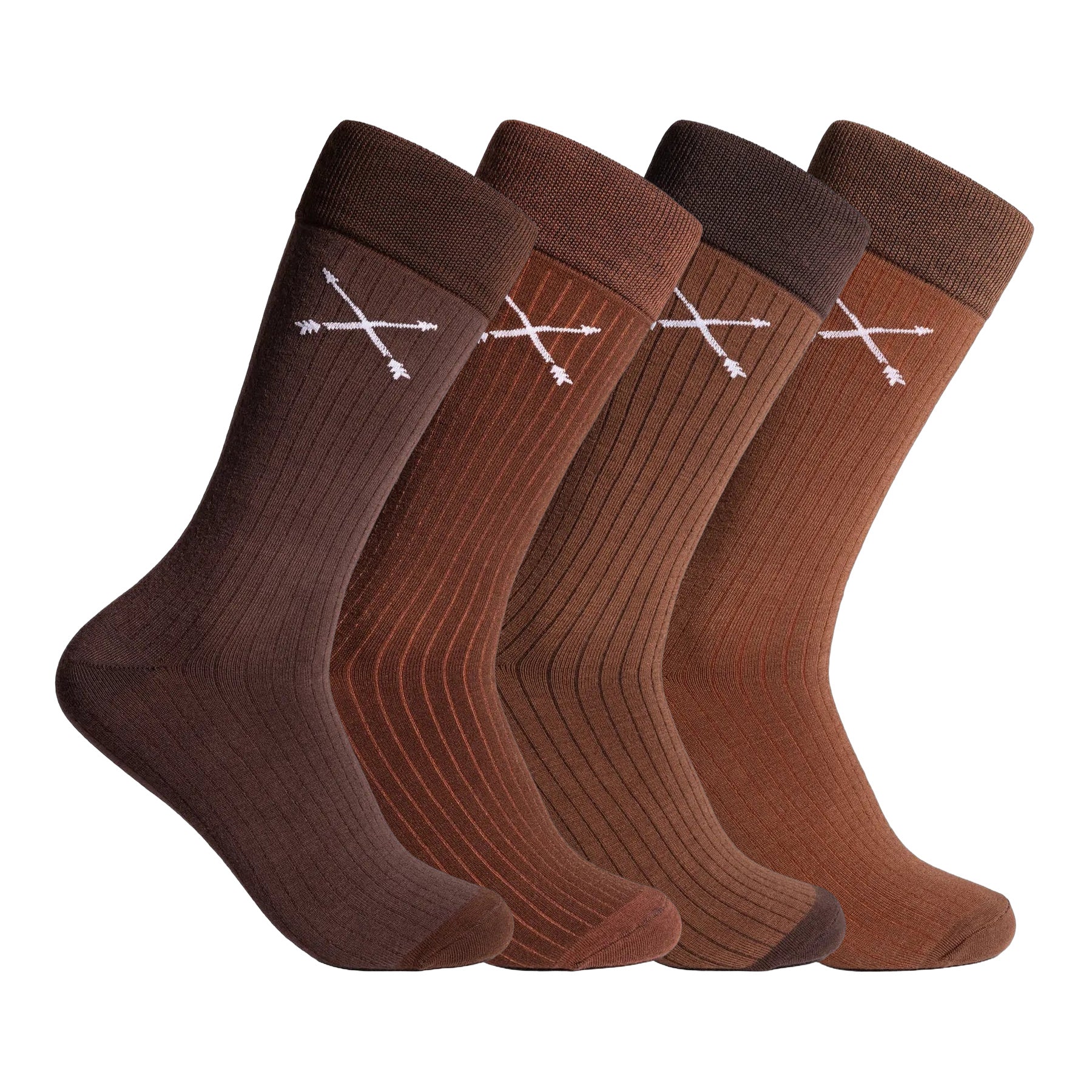 The Brown Ribbed Bundle (4-Pack)