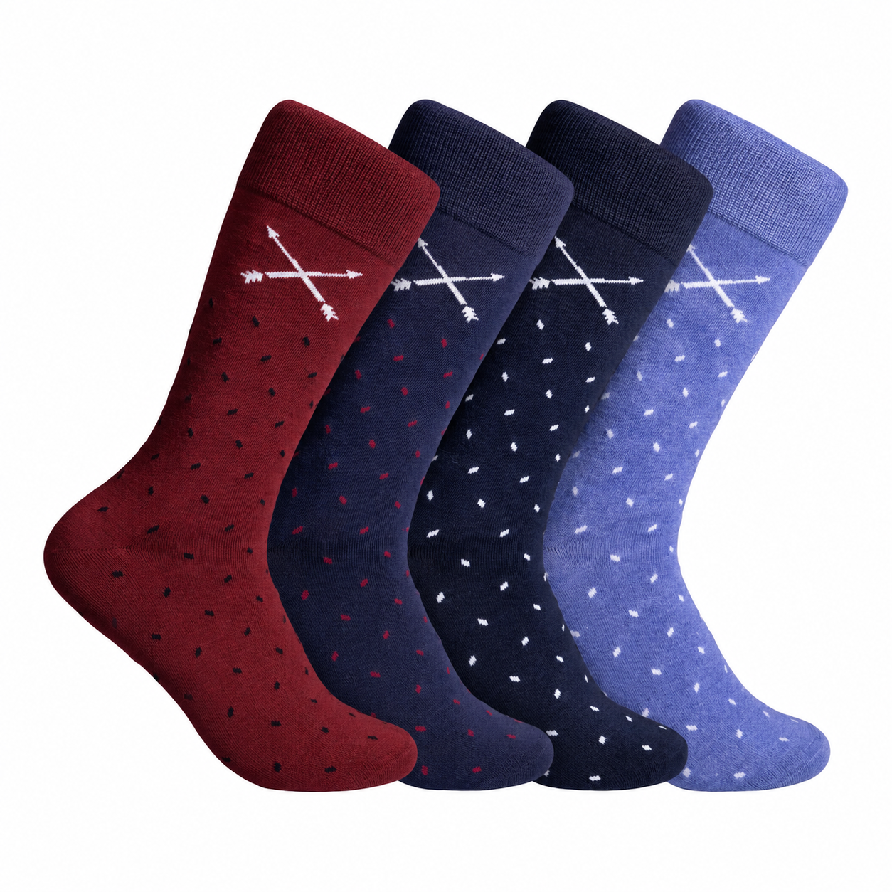 The Micro-Tile Bundle (4-Pack) Southern Scholar Socks