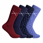 The Micro-Tile Bundle (4-Pack) Southern Scholar Socks