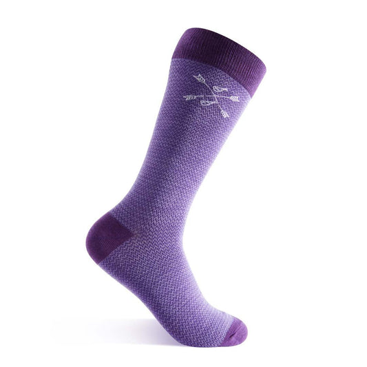 purple dress socks